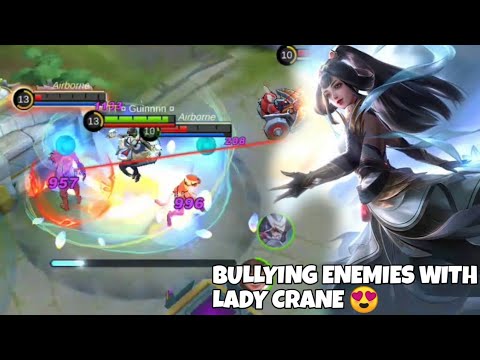 BULLYING ENEMIES WITH LADY CRANE ☺️ GUINEVERE LADY CRANE GAMEPLAY 🤩