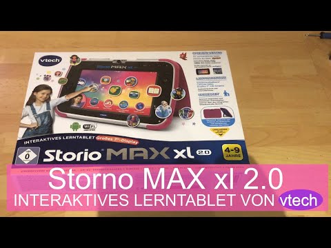 vtech Storio MAX xl 2.0 - 7" interaktives Lerntablet für Kinder von 4-9 Jahren