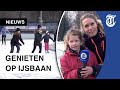 Schaatsbaan open: ‘Word er bijna emotioneel van’