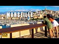 Marseille, France, 4K, Walking Tour,