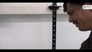 How To determine the acceleration due to gravity (g)  and radius of gyration of  compound pendulum.