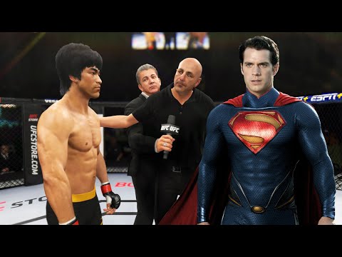 UFC4 Bruce Lee vs Superman EA Sports UFC 4