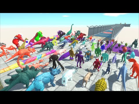 Colored Every Unit Bomb Trap Challenge #4 - Animal Revolt Battle Simulator