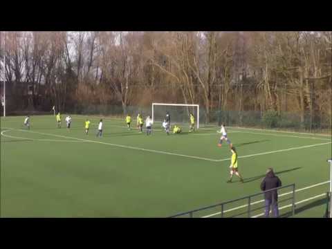 KAA Gent Ladies B - Union Saint-Ghislain Tertre Hautrage op 24.02.2018: het doelpunt!