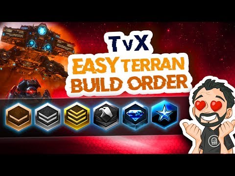 StarCraft 2 - TvX - Easy Beginner Terran Build Order! You can reach Master League!