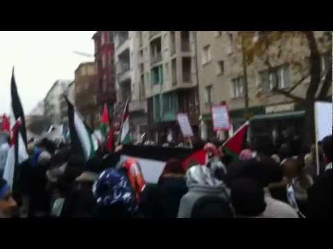 DEMO BERLIN FREIHEIT FÜR PALÄSTINA 18.11.2012 teil 11
