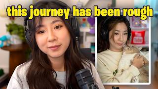 Fuslie Talks about the Current Condition of her cat Mushroom