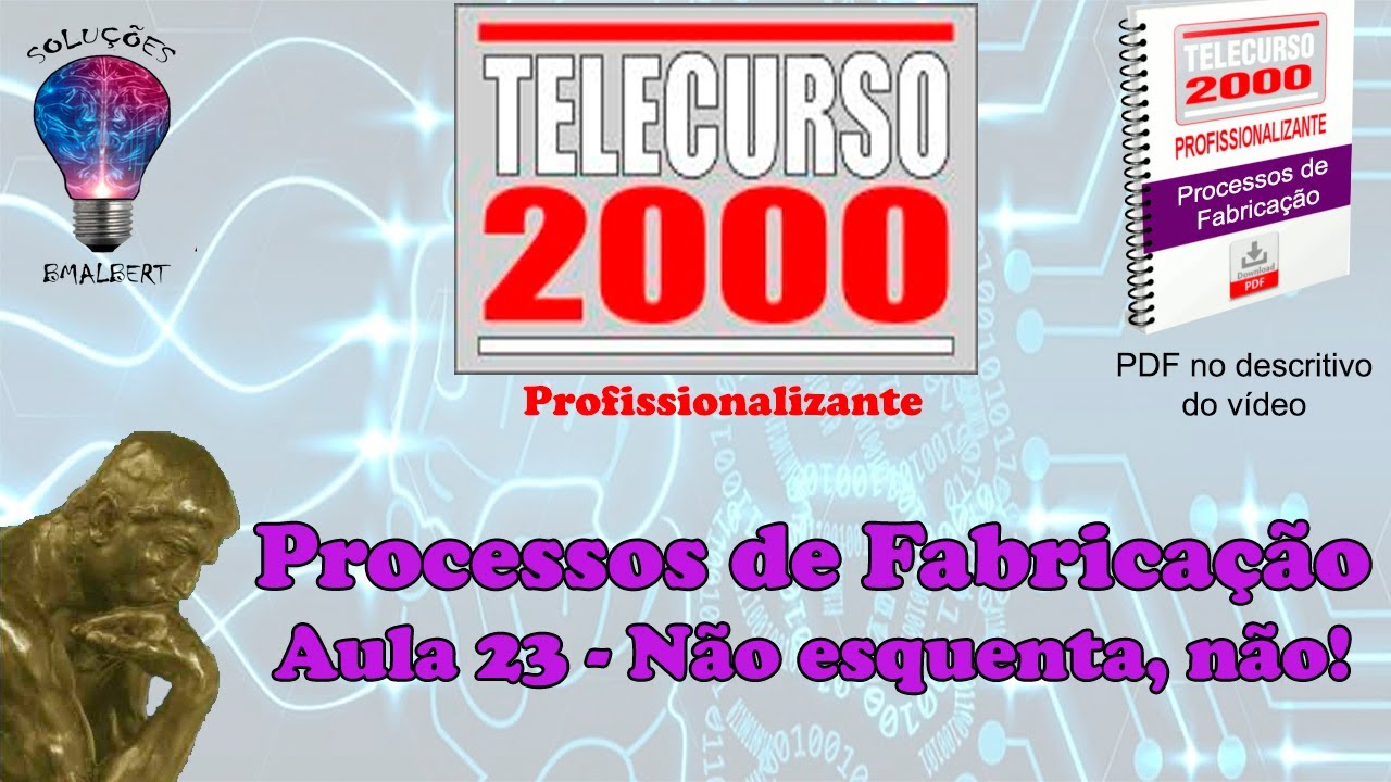 Telecurso 2000 - Processos de Fabricação - 23 Não esquenta, não!