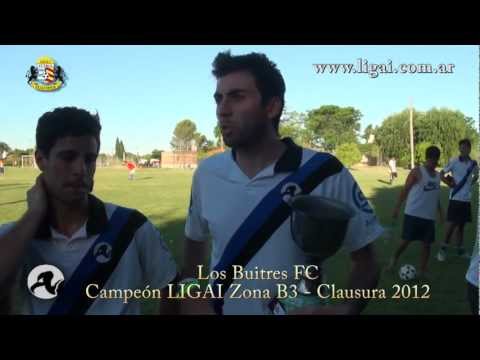 LIGAI CLAUSURA 2012 - B3 - Los Buitres FC Campeón