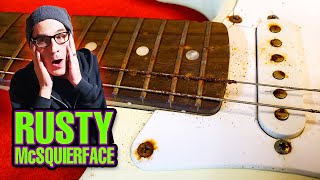 Video thumbnail for I go through a heavily water damaged 20th anniversary Squier Strat by Fender. by Promo Gnome