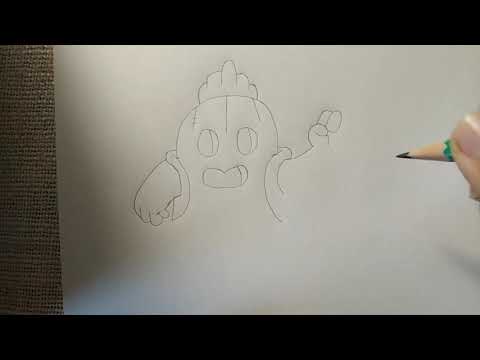 КАК НАРИСОВАТЬ СПАЙКА ПОЭТАПНО ЗА 15 МИНУТ. HOW TO DRAW SPIKE.
