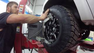 Chevy silverado getting 305/65r18 tires and a alignment