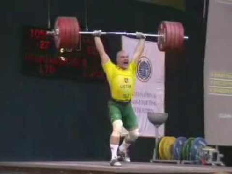 Ramunas Vysniauskas - 225kg Clean & Jerk, 2005 Worlds
