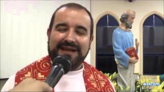 preview picture of video 'Entrevista com padre Arnaldo - Missa em Louvor a São Pedro e Título de Cidadão Monteirense'