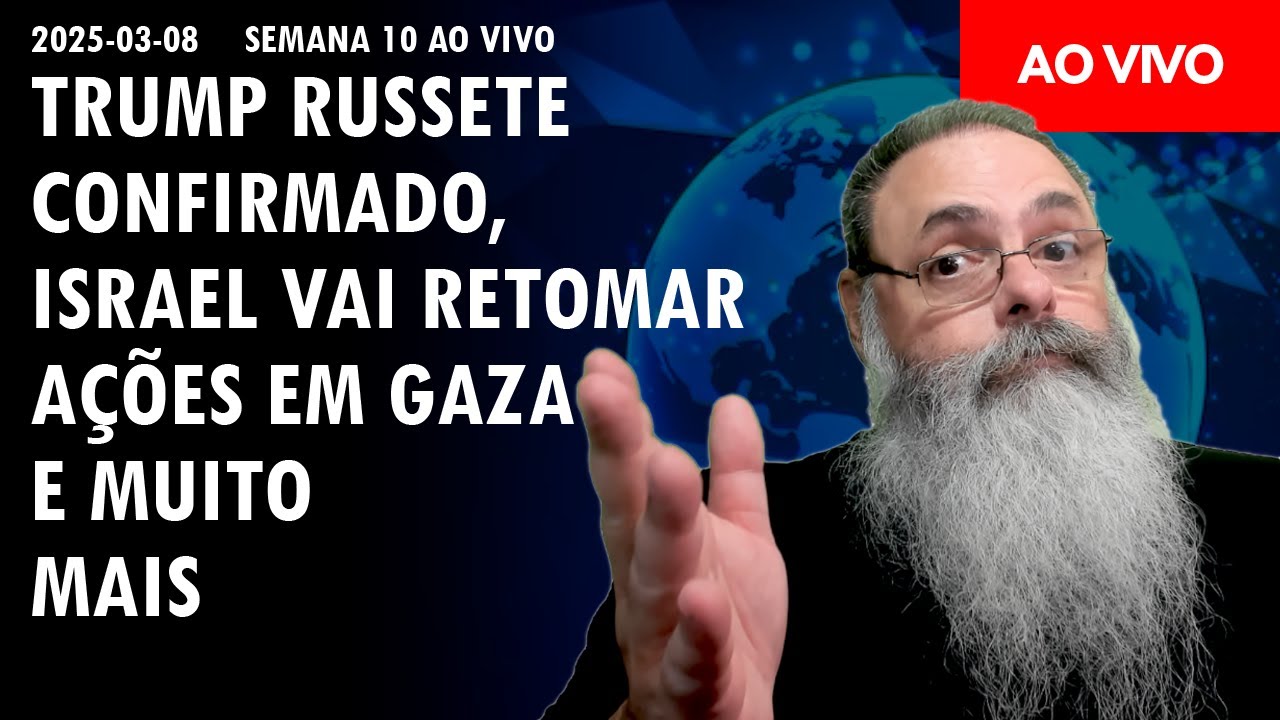 SEMANA 10 ao VIVO: TRUMP claramene É O AGENTE KRASNOV, ISRAEL vai RETOMAR AÇÕES, SÍRIA em CAOS