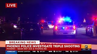 Neighbor describes aftermath of triple shooting in west Phoenix
