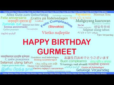 Gurmeet   Languages Idiomas - Happy Birthday