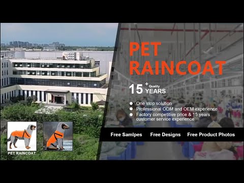 Keep Pets Dry and Stylish: Hooded Dog Raincoat, Waterproof Dog Coat, Reflective Pet Dog Coat!