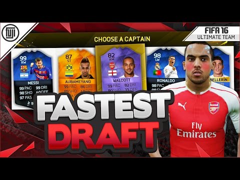 THE FASTEST FUT DRAFT! - FIFA 16 Ultimate Team