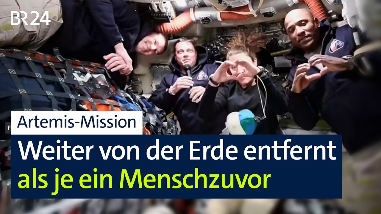 Artemis-Mission: Weiter von der Erde entfernt als je ein Mensch zuvor | BR24