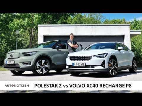 Polestar 2 oder Volvo XC40 Recharge P8: Elektroautos im Vergleich | Test | Review | Autobahn | 2021