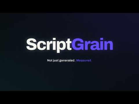 ScriptGrain video preview