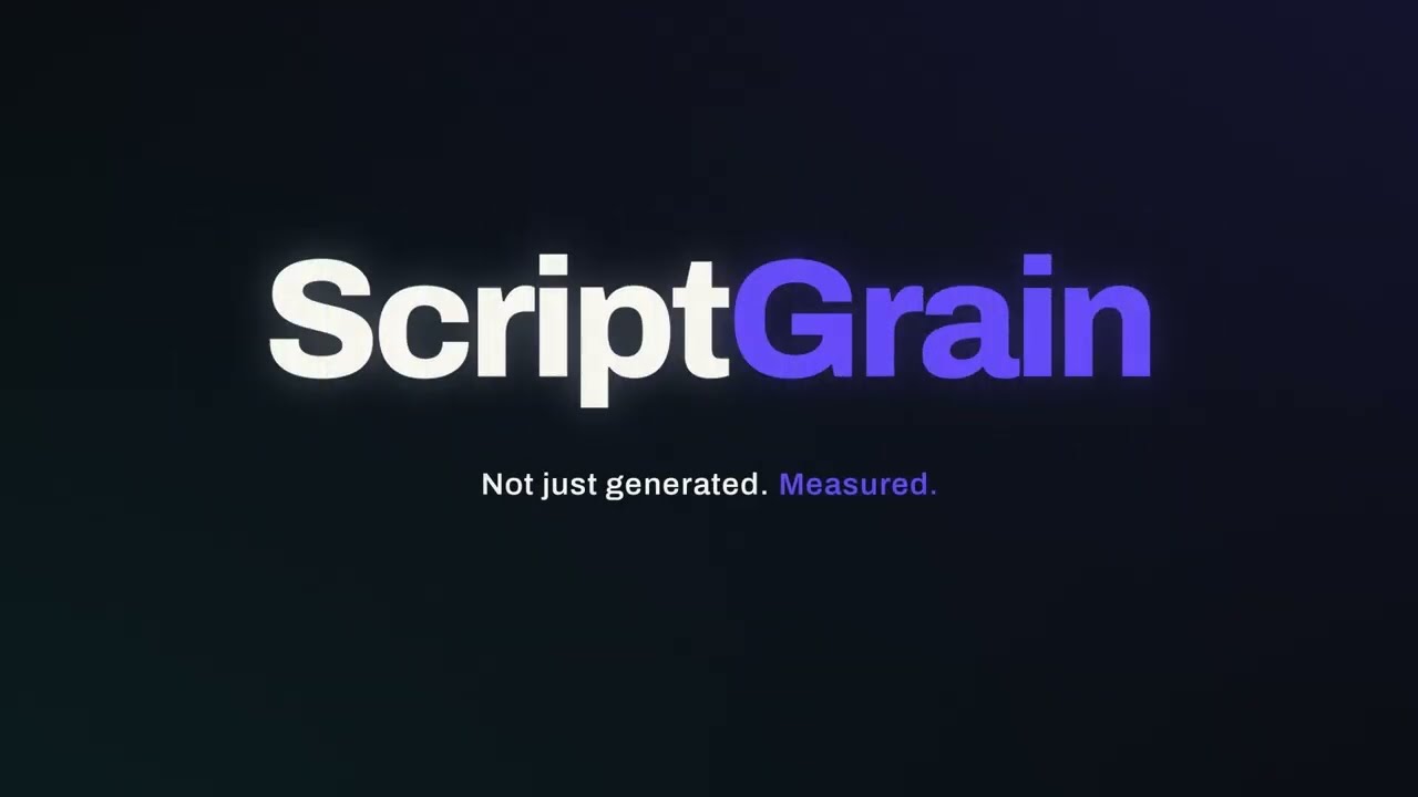 ScriptGrain video preview