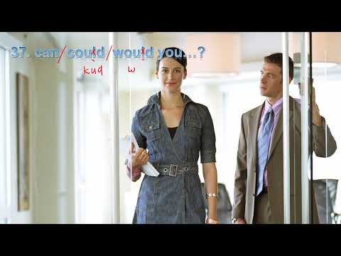 Unit 37: can / could / would you?