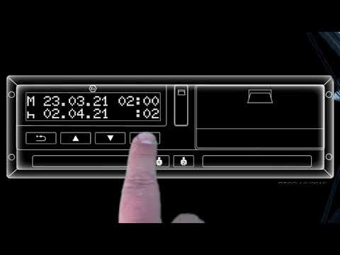 DTCO 4.0 - Einfacher Nachtrag Ruhezeit - Digitales Kontrollgerät