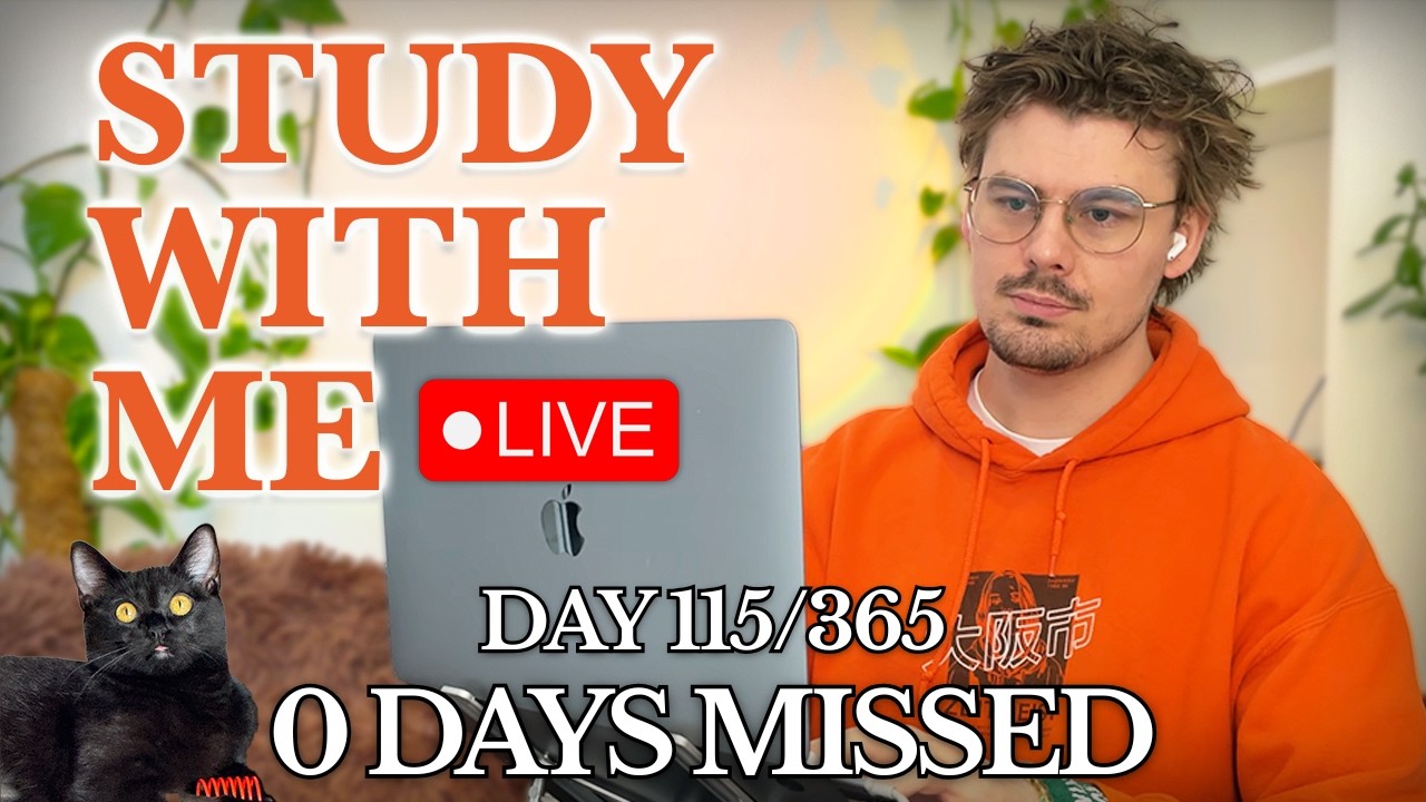 Study With Me LIVE 🚀 2-HOUR — Deep Focus (50/10 Pomodoro) | Cozy UK Rain, No Distractions!