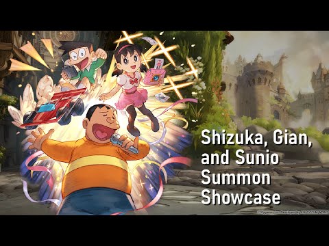 [Granblue Fantasy] Shizuka, Gian, and Suneo Summon Showcase