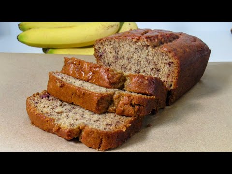Simple Super Moist Banana Bread|| Vegan Banana Bread
