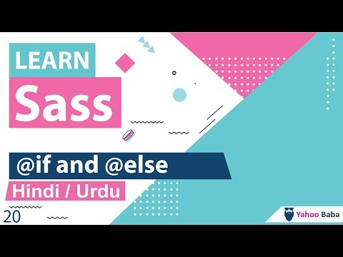 Sass if else Directives Tutorial in Hindi Urdu