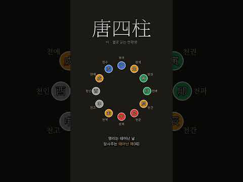 별 하나로 한평생을 읽다 | 띠 이야기 일곱째, 당사주(唐四柱)