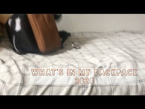 What's In My Backpack 2020 | Eva Esther