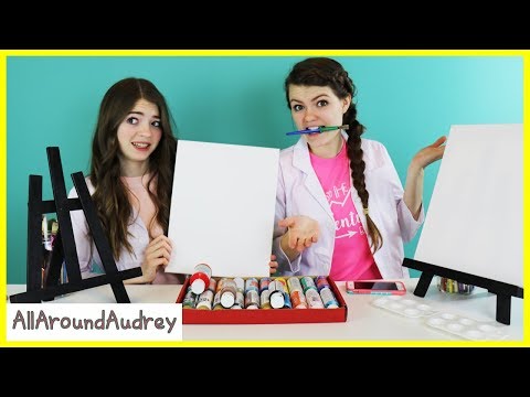 Audrey and Jordan Paint Portraits of Each Other! / AllAroundAudrey