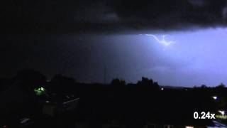 preview picture of video 'Lightning Over Aalborg, Denmark'