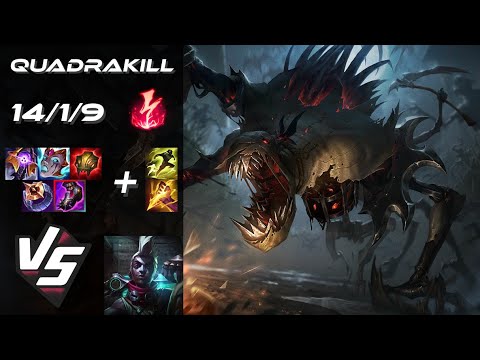 JUNGLE Fiddlesticks vs Ekko [QUADRAKILL] - NA Challenger Patch 25.S2.7