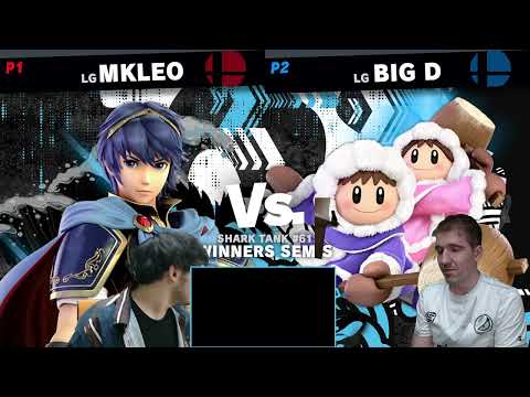 Shark Tank  #61Winners Semi Finals LG  MkLeo  (Marth, Byleth) Vs LG  Big D (Ice Climbers)