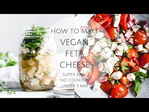 VEGAN TOFU CHEESE {5 MIN/ NO COOK}