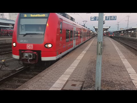 S-Bahn Nürnberg Abfahrt S6 in Nürnberg Hbf