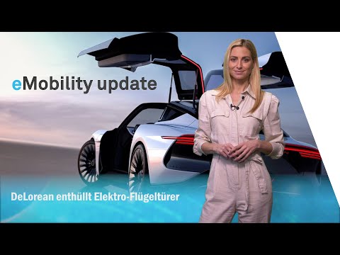 eMobility update: DeLorean enthüllt Elektro-Flügeltürer, E-Kanalreinigungsfahrzeug, Allego und ATU.