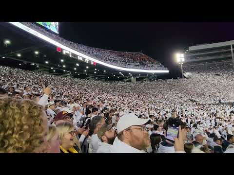 Penn State Whiteout Game vs. Minnesota. 10/22/22 - Opening