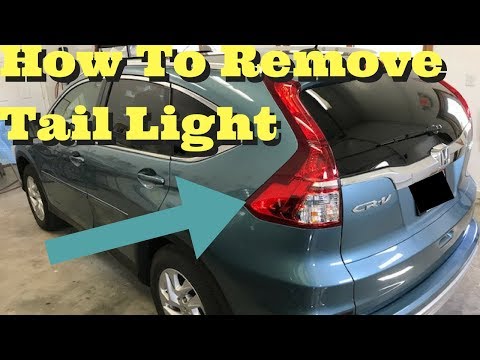 2012 2013 2014 2015 2016 Honda CRV Tail Light Removal How to Replace install Remove