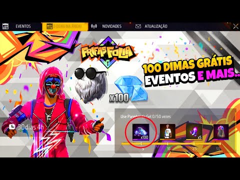 GOOD GARENA!! GET 100 FREE DIAMONDS, FREE SKIN, BEARD? EVENTS AND MORE - FREE FIRE NEWS