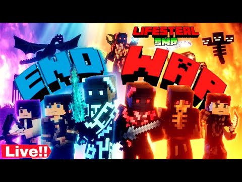 End War on ShaktiisLive - Minecraft JAVA+PE Lifesteal SMP