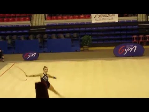 Charlotte Belotto cerceau championnats de France Besançon 2016