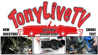 560SL - Nowe wtryskiwacze, gumowa tuleja czujnika przepływu i test szczelności podciśnienia (smoke test)