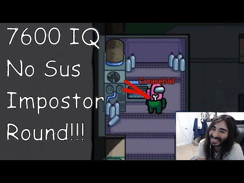 GreaseBall 7600 IQ No Sus Impostor Round! | Among Us w/ Toast, Jade, Myth & More!