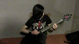 Andres plays guitar along to &quot;Witch Hunt&quot; by Kittie